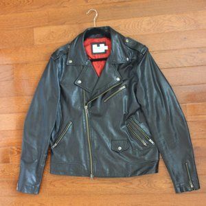 L | Topman Genuine Leather Jacket